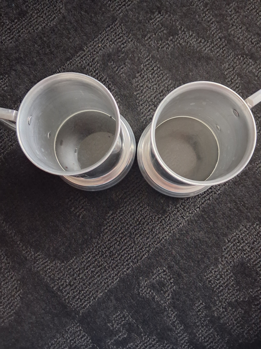 Pair of Stainless Steel Tankards w/ Playboy  Bunny Logo - Picture 5 of 8
